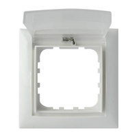 Ramka 1-krotna Ip44, biała Corner