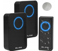 Dzwonek bezprzewodowy DPB-12 czarny dwa 