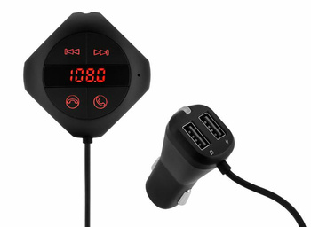 Zestaw Głośnomówiący Transmiter Fm Usb  