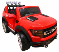 Samochodzik autko Bbh1388 Czerwony JEEP 