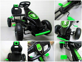 Gokart Na Pedały,Pompowane Koła G8 G18  